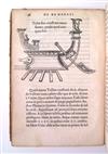 BAIF, LAZARE DE. Annotationes in L.II. de captivis, et postliminio reversis. In quibus tractatur de re navali [and other texts].  1536